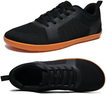 ABCDZZ Barefoot Shoes for Women Wide Toe Box Minimalist Sneakers Zero Drop Sole Lightweight Trail Running Shoes, Black, 6W