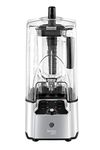 BLEND ART ABS Plastic Ba0151 Commercial Blender 2200W Motor,2.2L Jar With Sound Shield For Shakes, Smoothies And Ice Crushing Silver Color, 2200 Watt