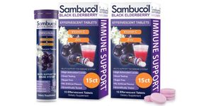 Sambucol Vitamin C and Zinc 15 Effervescent Tablets (Pack of 2)