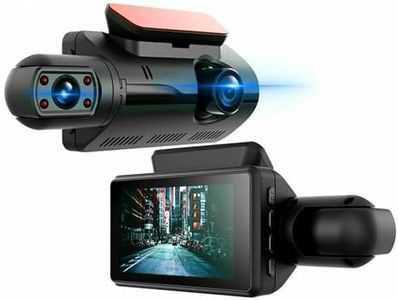 HD 1080P Dual Lens Car DVR Dash Cam 3" Front and Rear Video Recorder Camera with G-Sensor