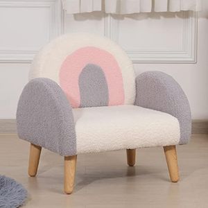 Dripex Toddler Chair, Kids Upholstered Armchair with Fleece Cover, Child Reading Chair for Girls and Boys Aged 2-6