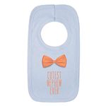 Kickass Tees Cutest Nephew Ever 1 Baby Bib One Size Blue Funny Cute New Baby Boy Gift Present