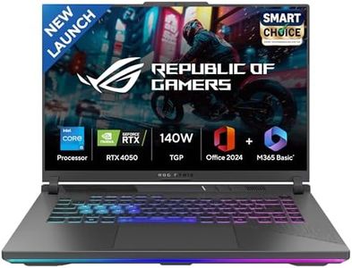 ASUS ROG Strix G16, Smartchoice,Intel Core i5-13450HX, Gaming Laptop(RTX 4050-6GB/140W TGP/16GB RAM/1TB SSD/FHD+/16"/165Hz/Windows 11/M365 Basic (1Year)*/Office Home 2024/Gray/2.5 Kg) G614JU-N3526WS