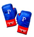 Prospo Boxing Gloves for Men, Boxing Gloves for Kids, Boxing Gloves for Women, Traditional Boxing Gloves with Laces, Size 8oz, 10oz, 12oz and 14oz (8oz, Blue-RED)