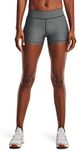 Under Armour Women's Hg Armour Mid Rise Shorty Lightweight and Breathable Women's Gym Shorts, Base Layer Workout Shorts with Compression fit