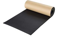 NATGAI Sponge Neoprene with Adhesive Foam Rubber Sheet, Cut to Multiple Dimensions and Lengths - DIY, Gaskets, Cosplay, Costume, Crafts (1/4” Thick X 12” Wide X 54” Long)