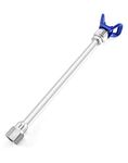 QWORK® 11 Inch / 30cm Airless Paint Sprayer Spray Gun Tip Extension Rod+Seat Nozzle, 1pc