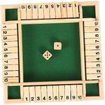 Shut The Box Dice Game 1-4 Players,