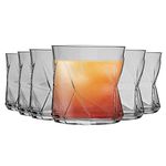 Bormioli Rocco Cassiopea Tumbler Drinks Glasses, 320ml - Set of 6