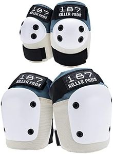 187 Killer Pads Knee & Elbow Pad Combo Pack, Small/Medium, Stone/Khaki