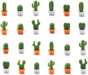 TabEnter 24-Pcs Cactus Decorative R