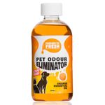 Pet Urine Odour Eliminator & Neutraliser - Natural Cold Pressed Orange Oil Enzyme Cleaner - Makes 4 Litres - Cleans Dog & Cat Smells, Carpet, Bins, Litter Trays - Pet Deodoriser - 250ml