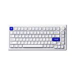 Akko Mechanical Gaming Keyboard MOD 007B PC, 75% Layout Gasket Mounted White Wireless Keyboard Cherry Profile V3 Pro Piano Switch