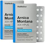 VitaMedica Arnica Montana Blister Pack 30X Tablets for Bruising Pain and Swelling | Plant Based Formula | Recommended by Plastic Surgeons | Natural Recovery Surgery Or Injury | 2 Pack | 30 Servings