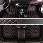 Steemjoey Custome Car Mats Accessories All Weather Floor mats Compatible with 99% Cars SUV Sedan Coupe Automotive Floor Mats Passenger car mats (Black Red)