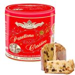 Panettone italian cake - Luxury christmas cake for family Christmas gifts, couples, women or men gifts - Christmas cake tin of panettone - authentic classic panettone Christmas fruit cake