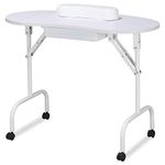 White Manicure Table