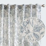 Lazzzy Linen Curtains Farmhouse Blu