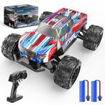 DEERC RC Cars, High Speed Remote Control Truck, 2.4 GHz All Terrain Remote Control Monster Truck with 2 Batteries for 40 Min Play, Best Toys Racing Car Gifts for Boys Girls Kids Beginners