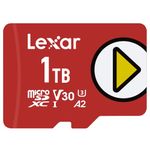 Lexar Play 1TB microSDXC UHS-I-Card, Up to 150MB/s Read, Compatible-with Nintendo-Switch, Portable Gaming Devices, Smartphones and Tablets (LMSPLAY001T-BNNNU)