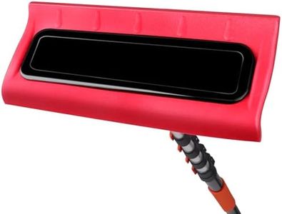 20 FT Telescoping Roof Rakes for Snow Removal (Up to 26 Ft Standing Reach) | S-Shape Scratch-Free Snow Shovel Tool for House Roof, Solar Panels, Metal Roof, & Car