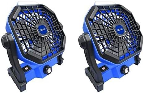 Adventure Kings 2in1 Lithium Rechargeable LED Light/Fan Pair