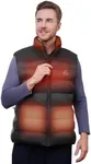 AVIDIA Heated Vest for men with Battery Pack, Rechargeable, Lightweight Fast Heating, Ideal Christmas Gifts for Him