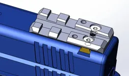 Picatinny Rail Optic Mount plate fo