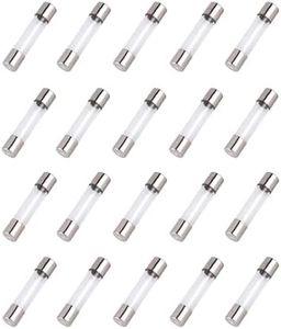 EC Buying 20 Pcs F30AL 250V 30A Fast-Blow Glass Fuses, 6x30mm/0.24x1.18 inch Fuse (30Amp) (F30AL250V)
