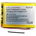 DC 3.7V 2600mah 505573 li-ion Lithium Ion Polymer Battery Replacement for DIY Tablets Battery 3.7-5V Electronic Product, Mobile Energy Storage Power Supply