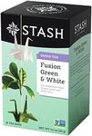 Stash Tea Fusion Green and White Tea, 18 Count