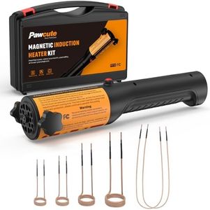 Induction Heater 1200W for Bolt Removal, Magnetic Heating Tool with 6 Coils, Handheld Heat Tool for Rusty Nuts and Bolts,Orange