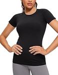 CRZ YOGA Seamless Workout Tops for 
