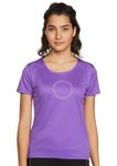 Nike Women's Regular T-Shirt (CZ9601-528_Wild Berry/Purple Stardust M)