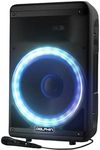 Dolphin BoxParty 1600: 15" High Powered Bluetooth Party Speaker – Deep Bass, Loud Sound System with LED Lights, Includes Microphone and Remote Control