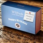 Wilfred's Traditional Fruit Cake 800g – Rich & Moist Handmade British Fruit Loaf | Classic Bakery Recipe | Cake Gift for Christmas, Easter, Birthdays & Special Occasions (Happy Birthday)