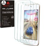 TECHGEAR [3 Pack] GLASS Edition Screen Protector for iPod Touch 7 6 5 - Genuine Tempered Glass Screen Protector Guard Covers Compatible with Apple iPod Touch 7th, 6th & 5th Generations