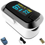 ChoiceMMed OLED Fingertip Pulse Oximeter Oxygen Monitor Dual Color Black/White