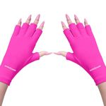 Melody Susie Uv Shield Glove Anti Uv Glove For Gel Manicures With Uv/Led Lamps (Elegant Amethyst)