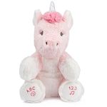 GUND Baby Alora the Unicorn Animated Plush, Singing Stuffed Animal Sensory Toy, Sings ABC Song and 123 Counting Song, Pink, 11”