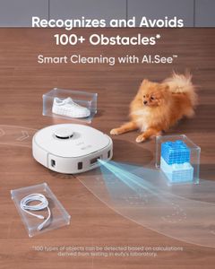 eufy X10 Pro Omni Robot Vacuum Cleaner – Self-Emptying, Smart Mapping