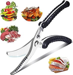 Kitchen Chicken Bone Shears, Stainless Steel Kitchen Scissors, Sharp Poultry Shears, Poultry Scissors with Non Slip Handle, for Cutting Chicken, Bone, Fish, Meat, Vegetable