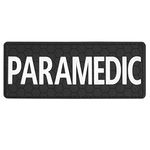 PARAMEDIC 5"x2" Body Armor Plate Carrier EMS EMT Med Medical PVC Hook Patch