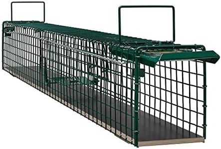Marderfalle 116cm lang Lebendfalle lebend Falle Marder-Falle Grün