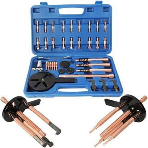 Bearing Puller No Damage to Bearing Puller Kit 36-in-1 Wheel Bearing Removal Tool Gear Puller Set with 3 Jaw Puller Set Bearing Separator Blind Hole Bearing Puller Set Internal Bearing Puller Tool