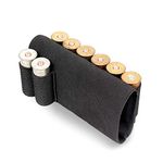 Gexgune Hunting Buttstock Black 12 Gauge Tactical Hunting Buttstock Shotgun Cartridge Shell Holder Airsoft Rifle Buttstocks