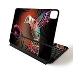 MightySkins Skin for Apple Magic Keyboard for iPad Pro 11-inch (2020) - Cyborg Nature | Protective, Durable, and Unique Vinyl Decal wrap Cover | Easy to Apply and Change Styles | Made in The USA