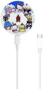 Sonix x Sanrio Magnetic Charger for MagSafe for iPhone 16, iPhone 15, iPhone 14, iPhone 13, iPhone 12 Series | Fast Wireless Charger x 6.5ft Cable (USB-C) | Hello Kitty and Friends Aspen Vacation