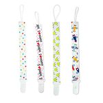 SYGA Pack of 4 Baby Pacifier teether Belt Clip