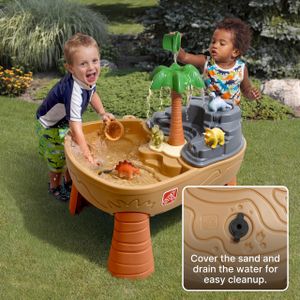 Step2 Dino Dig Sand & Water Sensory Table – 7-Piece Kids Activity Toy